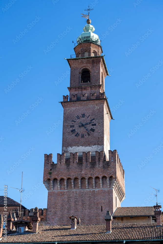 Vigevano, italy: the historic Piazza Ducale