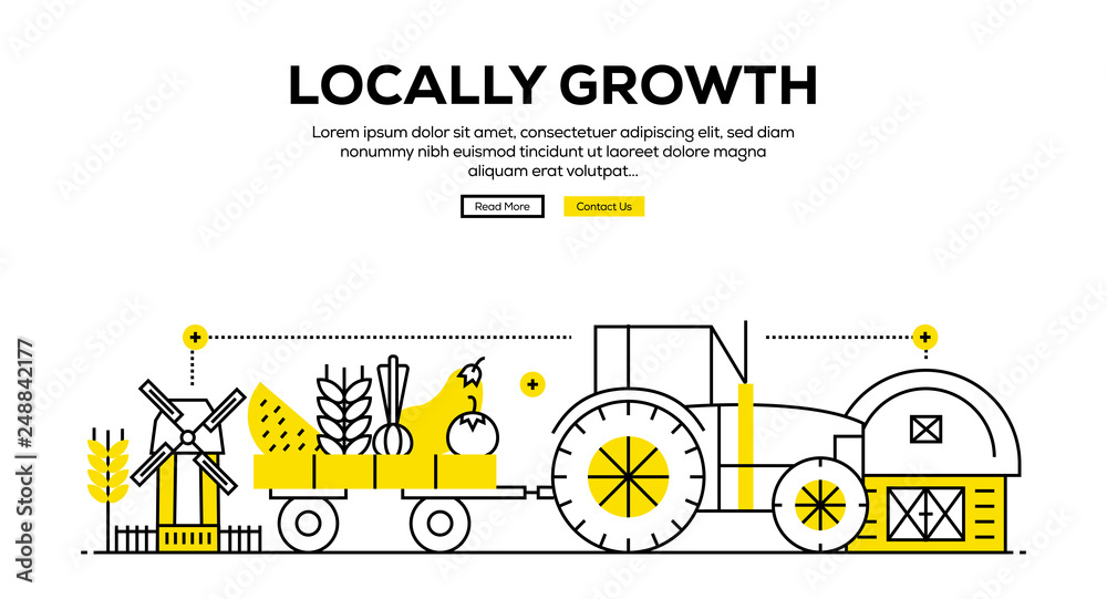 LOCALLY GROWTH BANNER CONCEPT