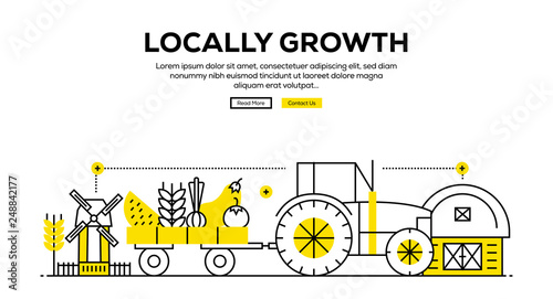 LOCALLY GROWTH BANNER CONCEPT