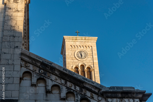 Tower clock of church of  st. Joseph in Nazareth, Israel