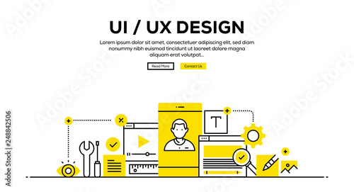 UI/ UX DESIGN BANNER CONCEPT