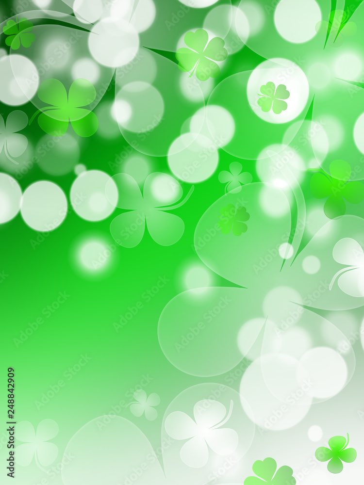 St. Patrick's Day celebration greeting card St. Patrick's Day celebration greeting card