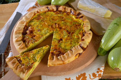 Torta salata alle zucchine photo