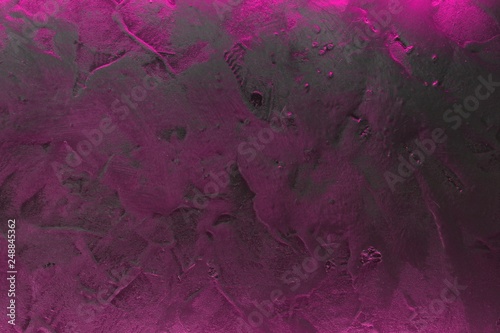 pink old glossy raised plaster texture - fantastic abstract photo background