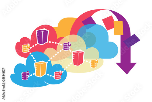 Download files from the cloud network