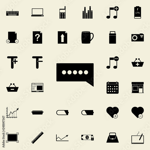 colloquial icon. web icons universal set for web and mobile on white background