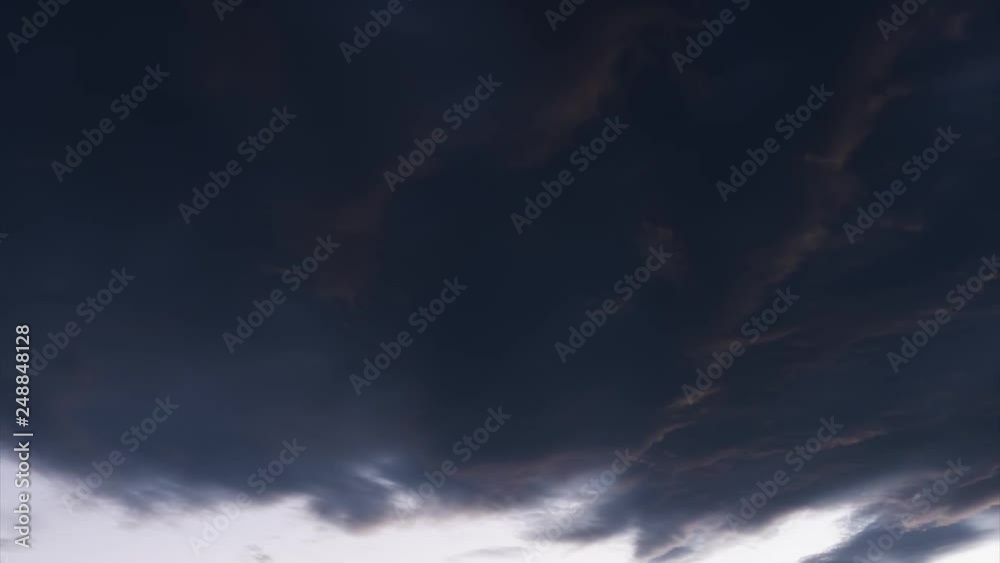 4K time lapse of cloud at sunset 4K time lapse of cloud at sunset