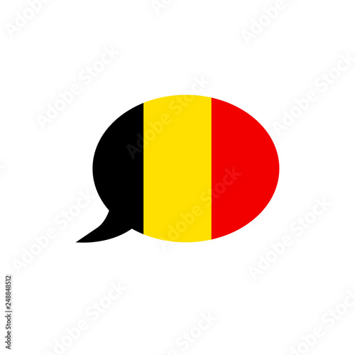 Wallpaper Mural Country flags icon. speech bubble Torontodigital.ca