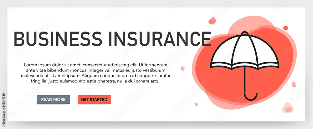 BUSINESS INSURANCE BANNER CONCEPT BUSINESS INSURANCE BANNER CONCEPT