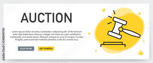 AUCTION BANNER CONCEPT