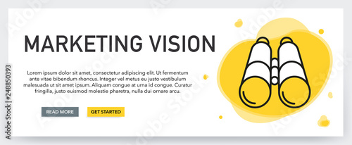 MARKETING VISION BANNER CONCEPT