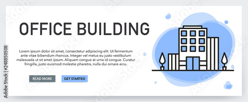 OFFICE BUILDING BANNER CONCEPT