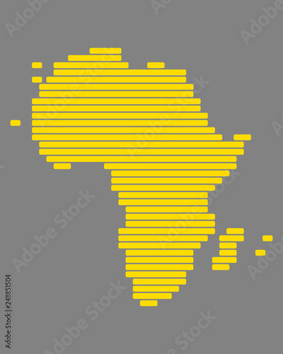 Karte von Afrika