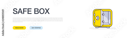 SAFE BOX BANNER CONCEPT