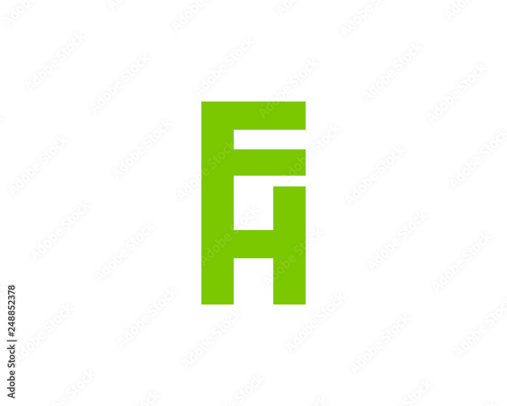 Initial Letter FH Logo Template Design Initial Letter FH Logo Template Design