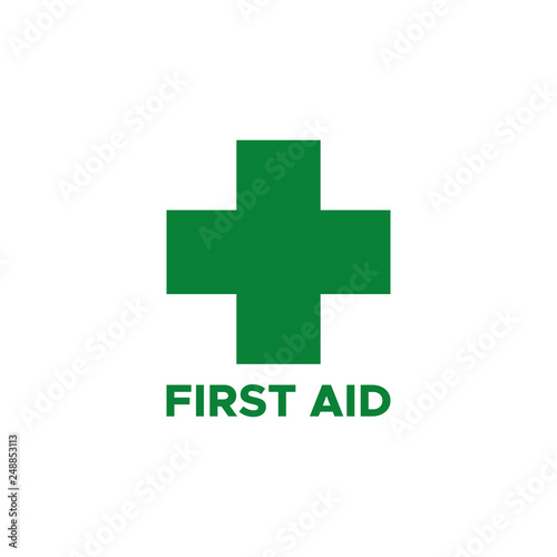 first aid icon symbol vector