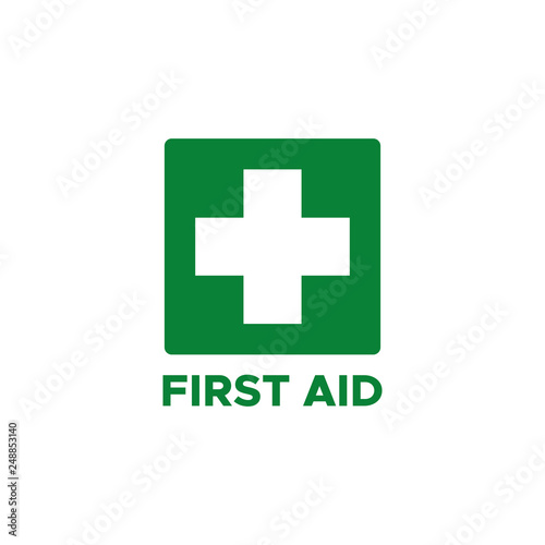 first aid icon symbol vector