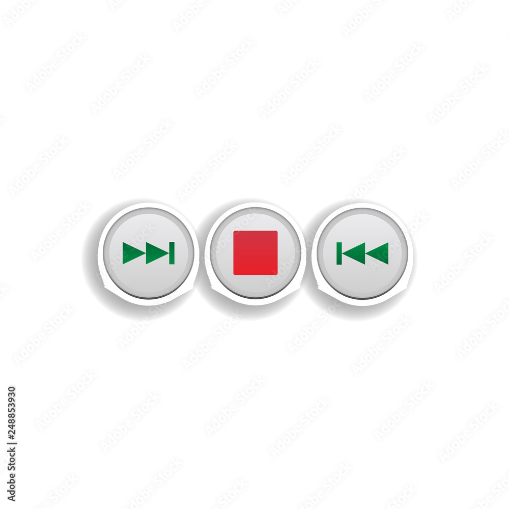 music track control button colored sticker icon. Elements of music player in color icons. Simple icon for websites, web design, mobile app, info graphics music track control button colored sticker icon. Elements of music player in color icons. Simple icon for websites, web design, mobile app, info graphics
