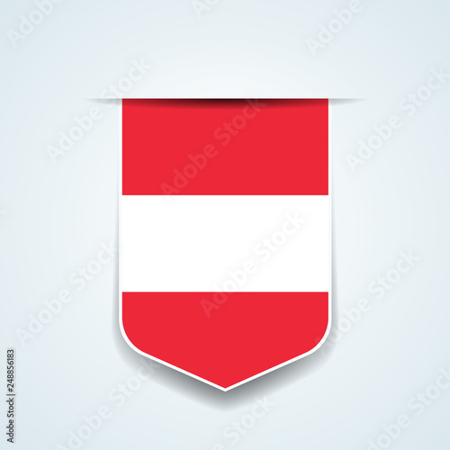 Free Download Austria tag shielt label illustration - GFXLoad