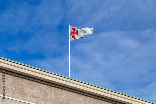 Фотография Flagpole on Freemasons' Hall in Copenhagen, Denmark