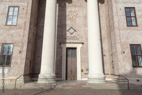 Freemasons' Hall in Copenhagen, Denmark photo