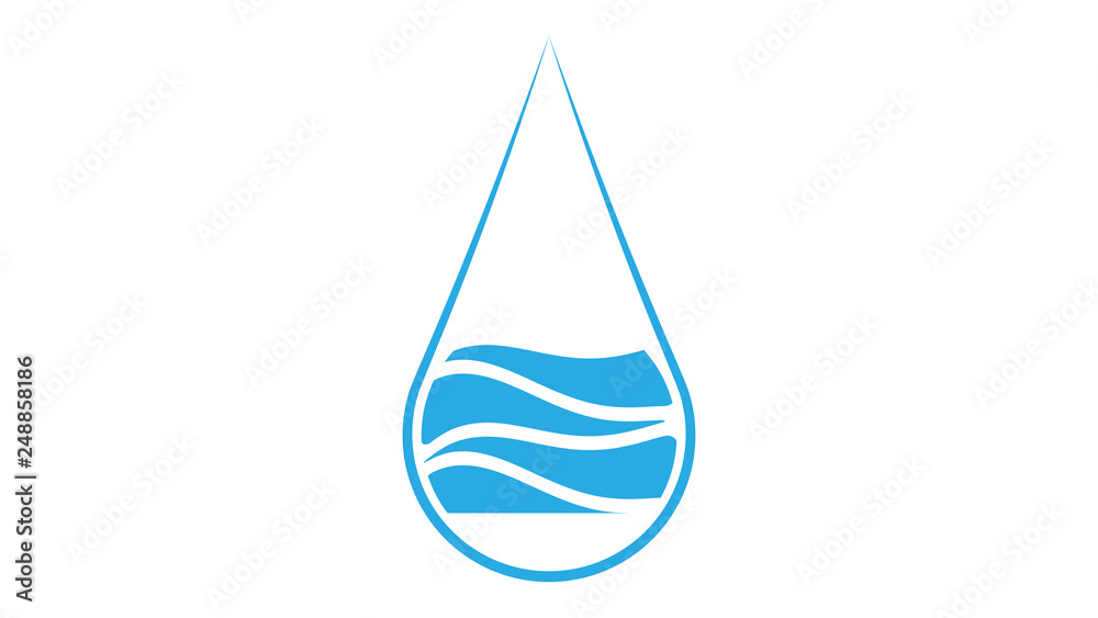 Drop icon vector design. Water logo Drop icon vector design. Water logo