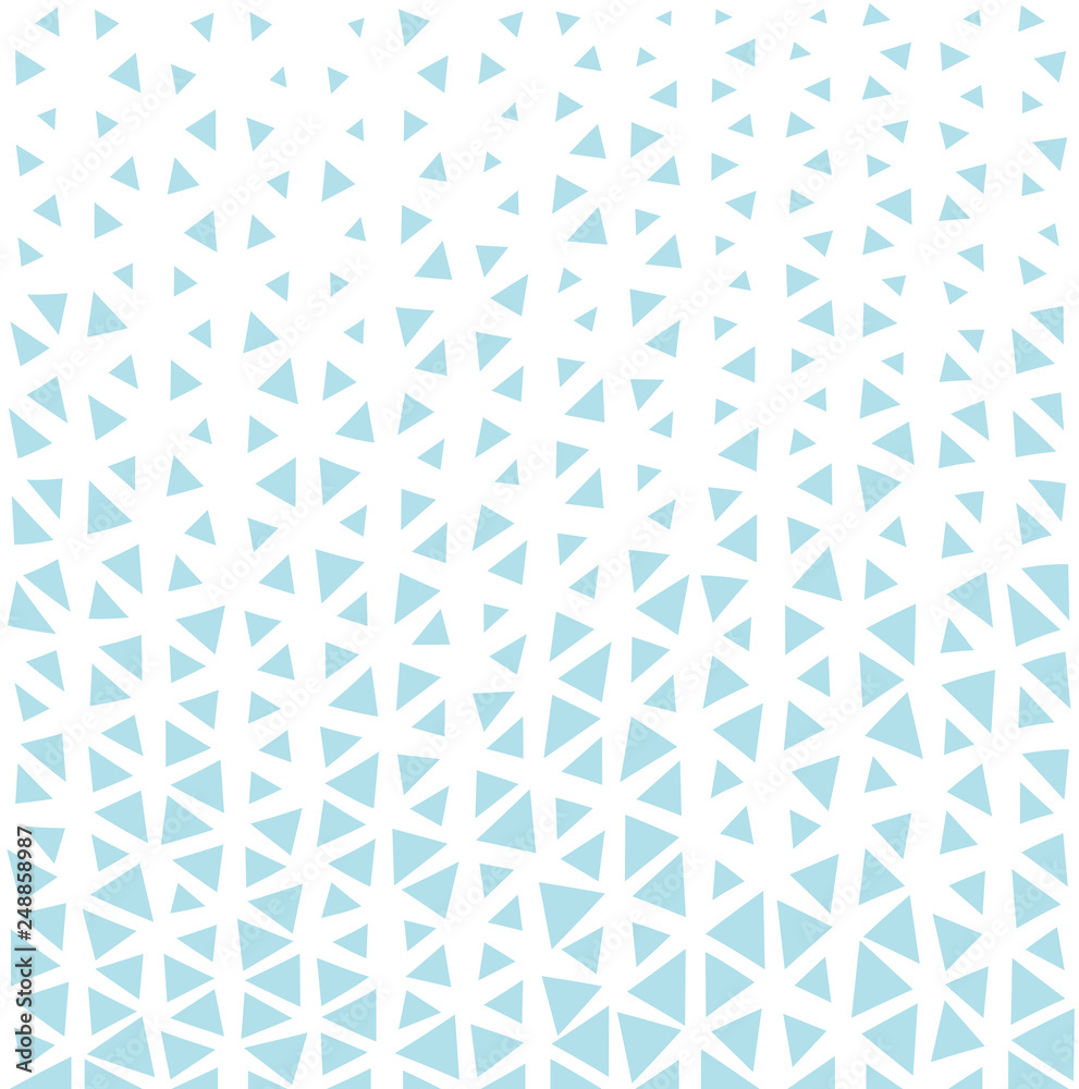 triangle halftone seamless pattern, minimal geometric background print texture