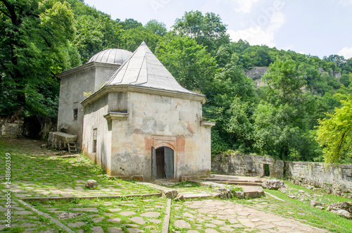 Demir Baba Teke - аlevi mausoleum (türbe) near village Sveshtari, Bulgaria photo