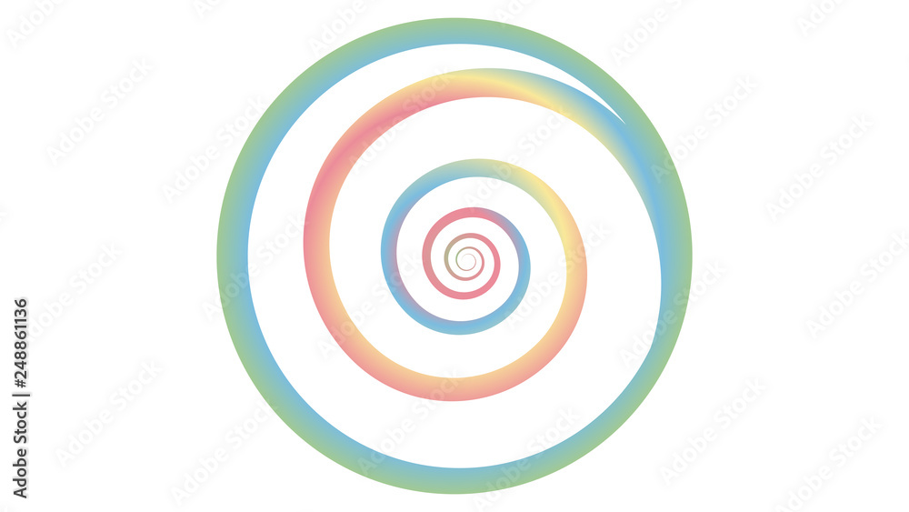 Spiral icon vector design. Spiral logo. Shell icon Spiral icon vector design. Spiral logo. Shell icon