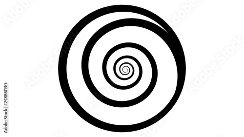 Spiral icon vector design. Spiral logo. Shell icon