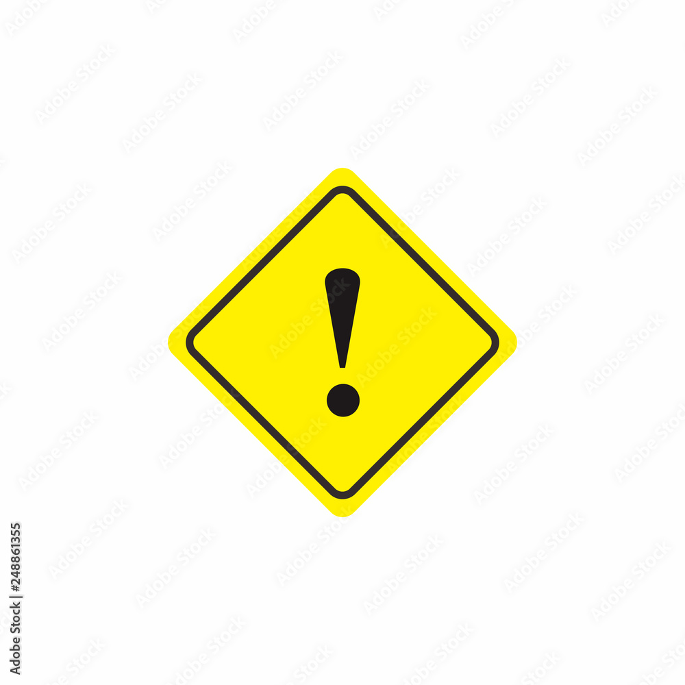 Hazard sign, Attention icon, Hazard warning attention sign vector Hazard sign, Attention icon, Hazard warning attention sign vector