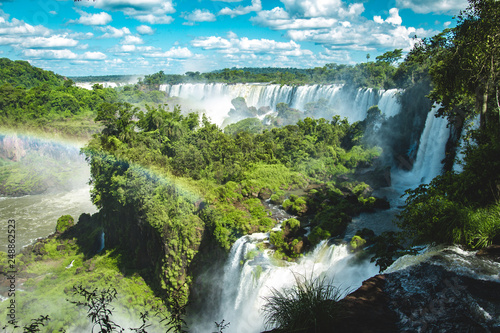 The Amazing waterfalls of Iguazu in Brazil