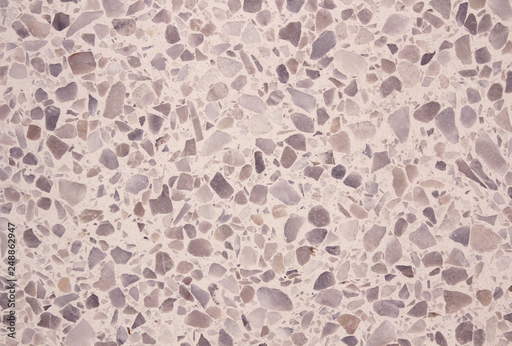 terrazzo floor old texture or polished stone for background