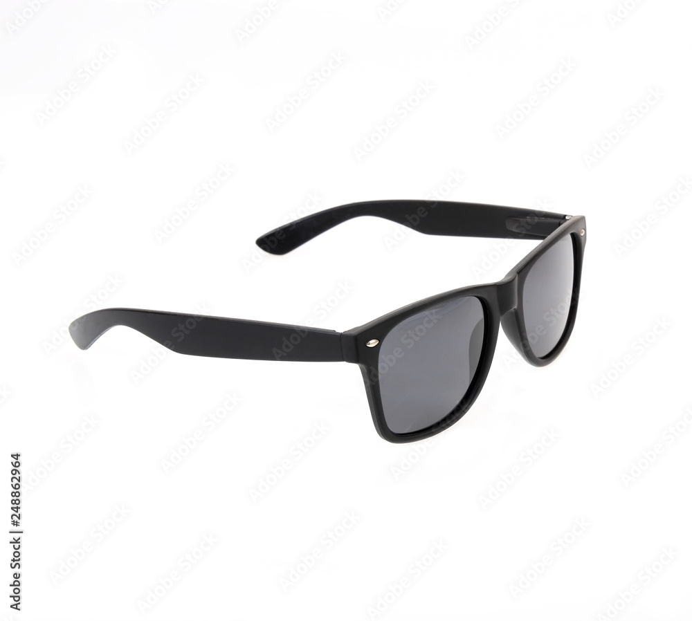 Fashion glasses, black, isolated on white background Fashion glasses, black, isolated on white background