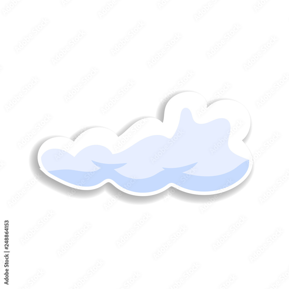 3d clouds flat illustration sticker icon. Elements of Clouds in color icons. Simple icon for websites, web design, mobile app, info graphics 3d clouds flat illustration sticker icon. Elements of Clouds in color icons. Simple icon for websites, web design, mobile app, info graphics