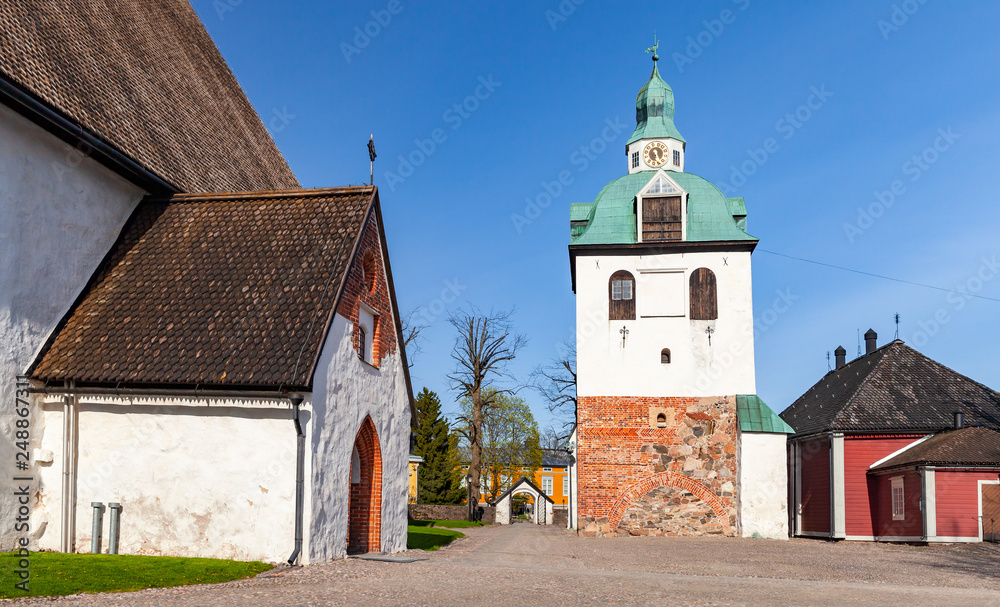 Porvoo cathedral exterior, Finland