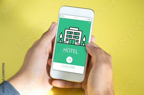 HOTEL CONCEPT ON SCREEN