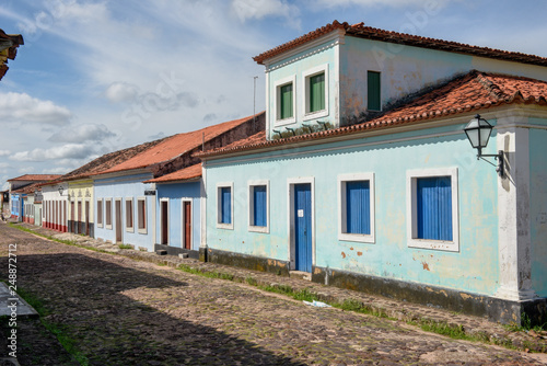 Traditional portuguese colonial architecture in Alcantara, Brazil © fotoember