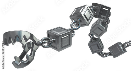 Block Chain Jaws Metal