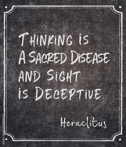 sacred disease Heraclitus quote