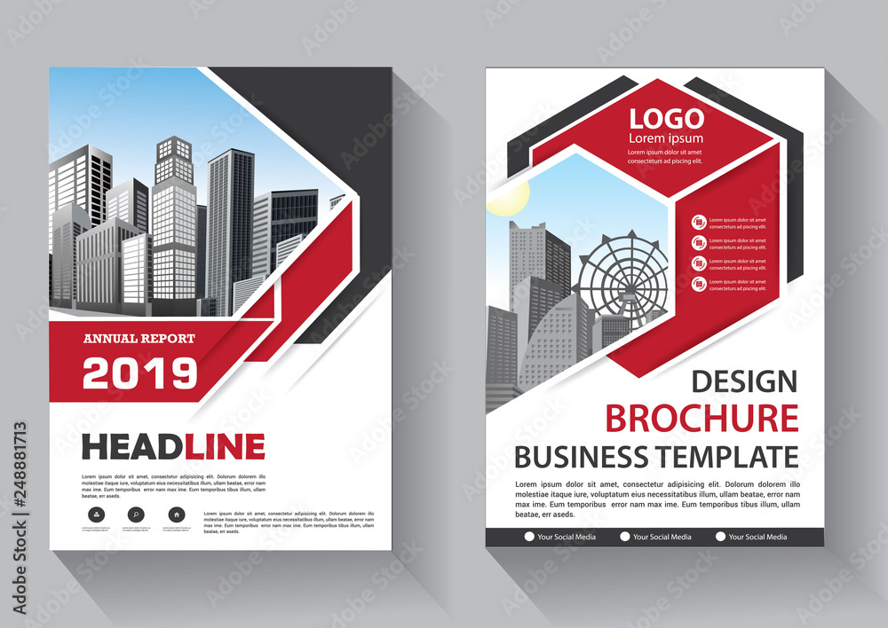 Business abstract vector template. Brochure design, cover modern layout, annual report, poster, flyer in A4 with colorful triangles, geometric shapes for tech, science, market with light background Business abstract vector template. Brochure design, cover modern layout, annual report, poster, flyer in A4 with colorful triangles, geometric shapes for tech, science, market with light background
