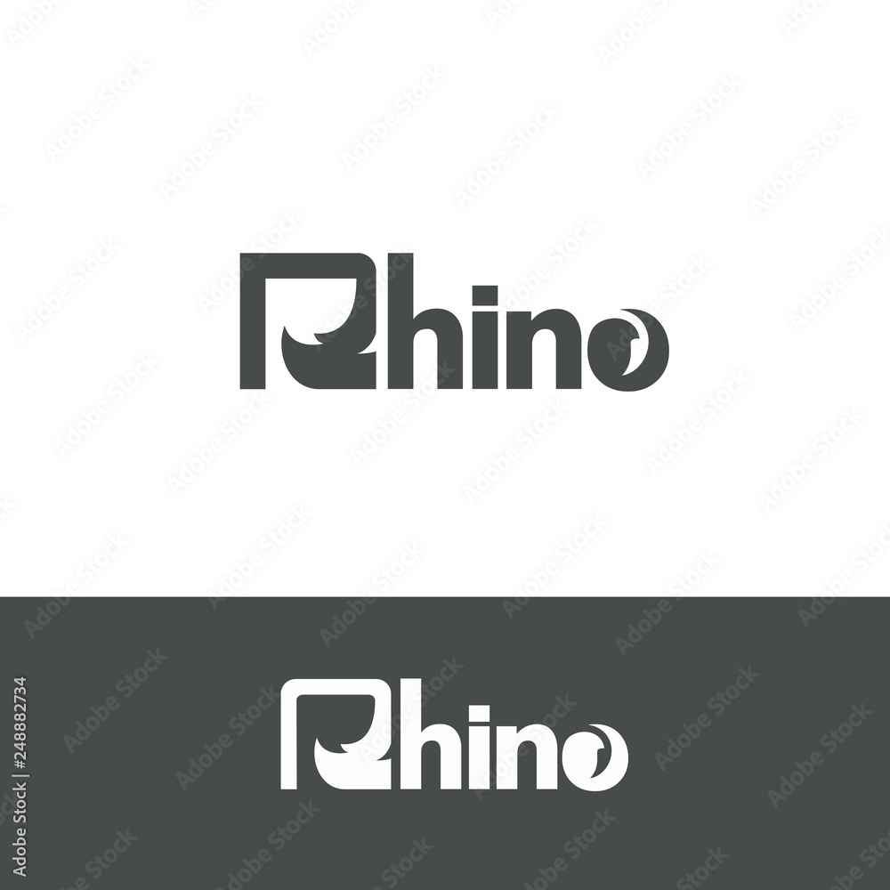 Rhino Typo logo