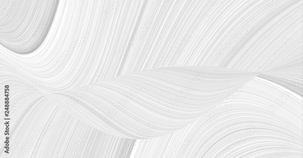 3d background with an abstract pattern of waves and lines in a space theme. Texture white and gray for patterns and seamless illustrations. - obrazy, fototapety, plakaty 