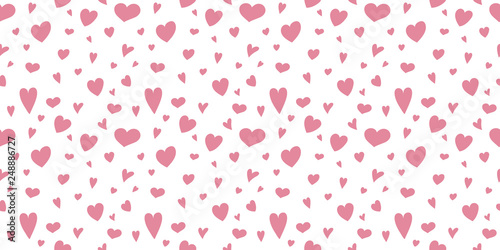 Wallpaper Mural Cute background with hand drawn hearts. Valentine's Day, Mother's Day and Women's Day. Vector Torontodigital.ca