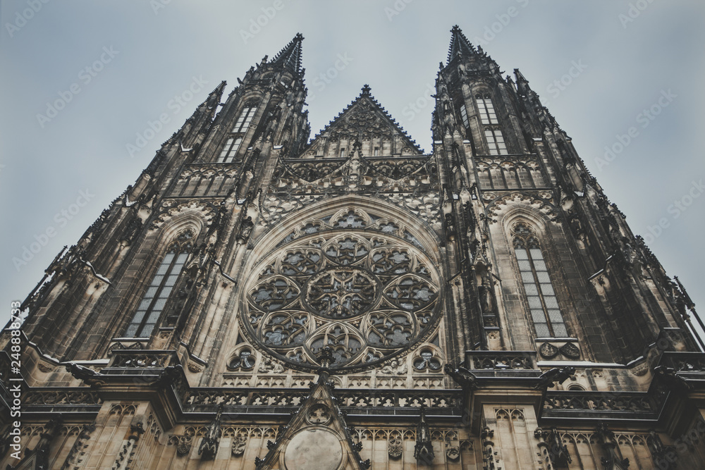 Beautiful cathedral in Prague.