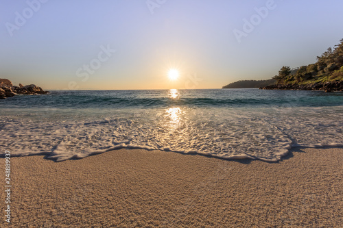 Marble beach  Saliara beach   Thassos Islands  Greece