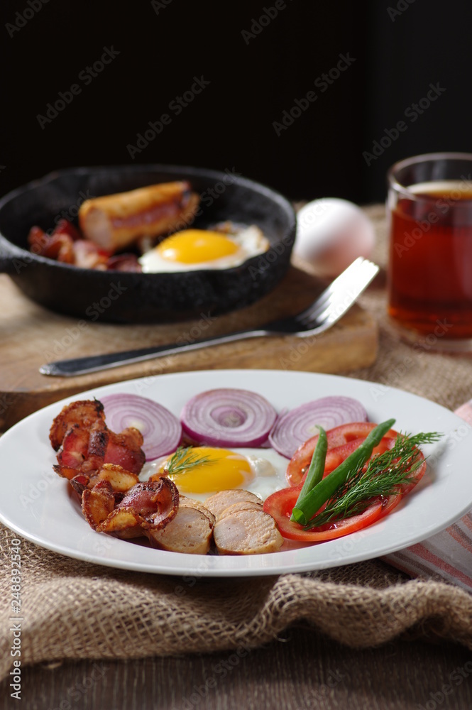 Fototapeta premium delicious breakfast