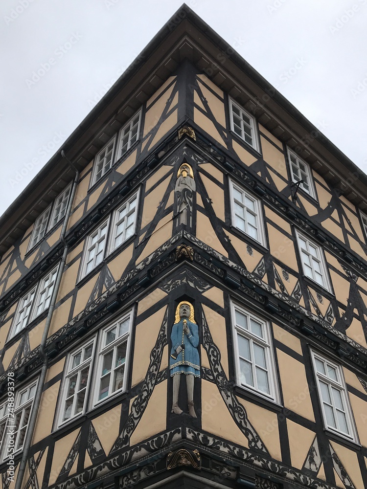 Obraz premium Raiffeisenhaus in Eschwege (Hessen)