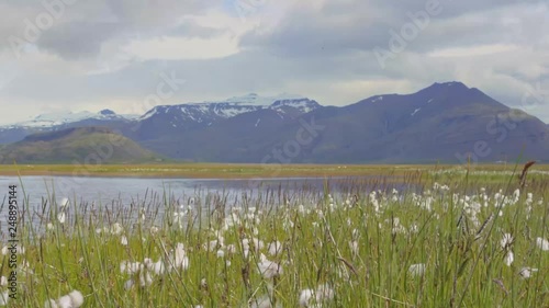 Scenic footage from Hoffell, Iceland. photo