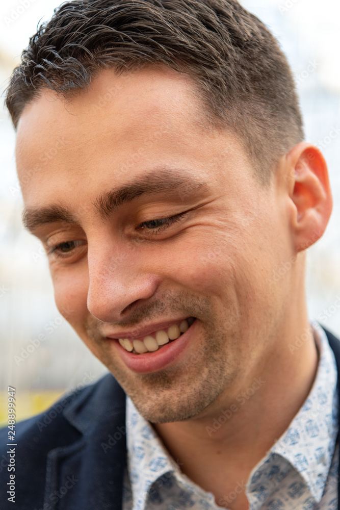 Obraz premium Young man portrait.